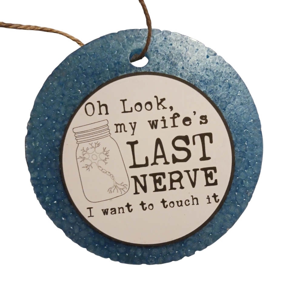 FRESHIE FRESHENER-Humorous Blue Hanging freshener